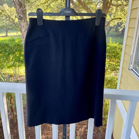 Giorgio Armani Black Pencil Suit Skirt - Picture 1 of 3